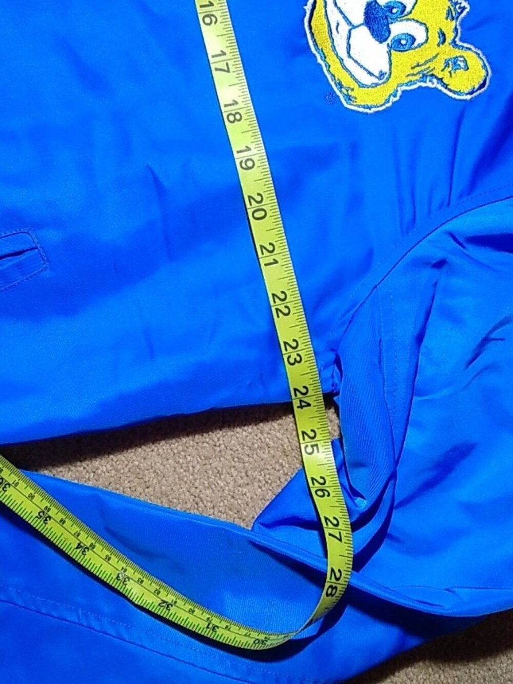 UCLA Vintage Joe Bruin Retro Bomber Jacket Mens Size Large Embroidered NWT - Picture 7 of 15